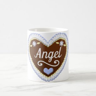 Funny Personalisiert Name Gingerbrot Cookies Herz Kaffeetasse