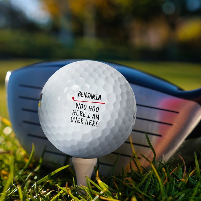 Funny Personalisiert Name Golfball (Von Creator hochgeladen)
