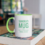 Funny Personalisiert Name | Nicht Tasse<br><div class="desc">Funny personalisiert Name Tasse mit Ihrem Sprichwort "(Ihr Name) Tasse, es ist nicht... .(Name Ihres Haushalts), (Ihr Name... DAS ENDE".</div>