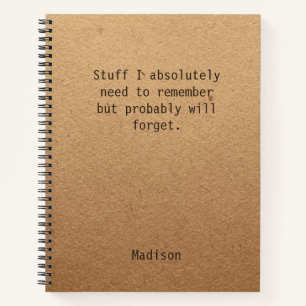 Funny Personalisiert Notes Office-Meeting Notizbuch