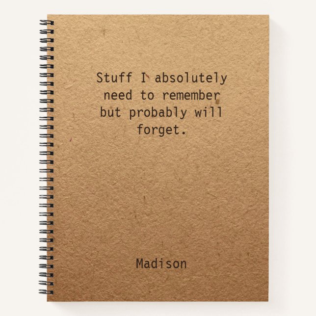 Funny Personalisiert Notes Office-Meeting Notizbuch (Vorderseite)