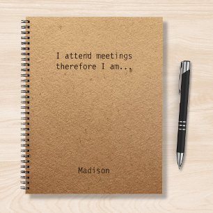 Funny Personalisiert Notes Office-Meeting Notizbuch