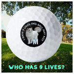 Funny Personalisiert Novelty Monogram Cat Advice Golfball<br><div class="desc">Manchmal sollte man diesen verschwommenen kleinen Leuten zuhören - einem unterhaltsamen Golfball und einer Botschaft für genau den Menschen,  den man genau in diesem Moment finden kann. Für besondere Wünsche oder Design-Fragen senden Sie uns entweder einen Chat oder eine E-Mail an charmdesignstudio@rcn.com und wir helfen Ihnen gerne weiter.</div>
