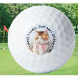 Funny Personalisiert Novelty Monogram Cat Advice Golfball<br><div class="desc">Manchmal sollte man diesen verschwommenen kleinen Leuten zuhören - einem unterhaltsamen Golfball und einer Botschaft für genau den Menschen,  den man genau in diesem Moment finden kann. Für besondere Wünsche oder Design-Fragen senden Sie uns entweder einen Chat oder eine E-Mail an charmdesignstudio@rcn.com und wir helfen Ihnen gerne weiter.</div>