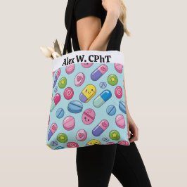 Funny Personalisiert Pharmacy Custom CPhT Name Tasche