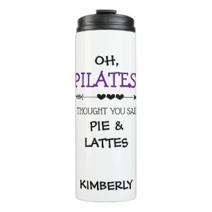Funny Personalisiert Pilates Thermosbecher