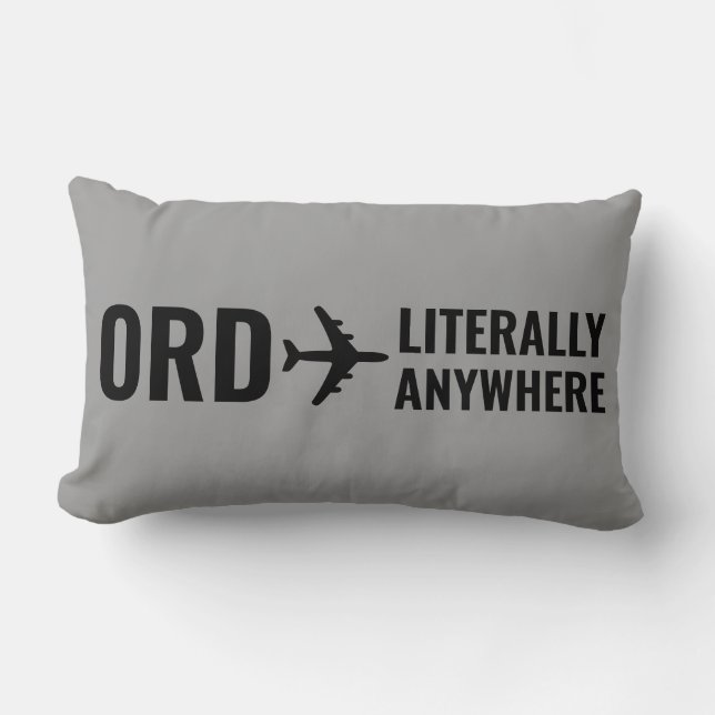 Funny Personalisiert Pilot Geschenkreise Lover Lendenkissen (Vorderseite)