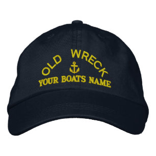 Funny personalisiert Segelkapitän Yacht Crew Bestickte Kappe