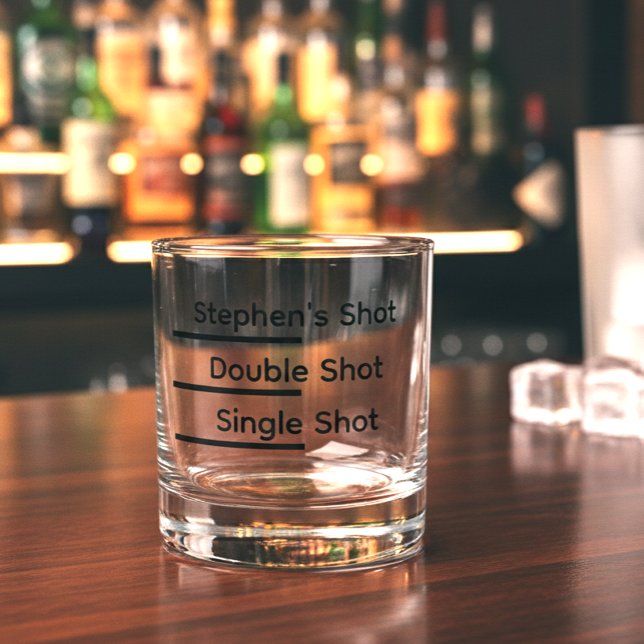 Funny Personalisiert Shoot Pour Whiskyglas (Von Creator hochgeladen)