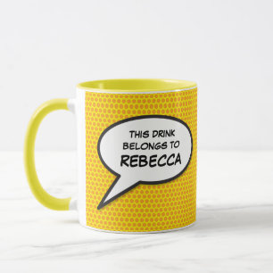 Funny Personalisiert Speech Bubble Tasse