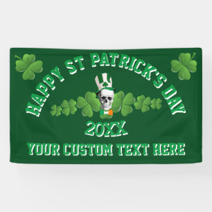 Funny personalisiert Sr Patrick's Day. Banner