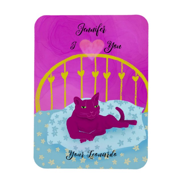 Funny Personalisiert Valentine ich höre Sie von de Magnet (Vertikal)