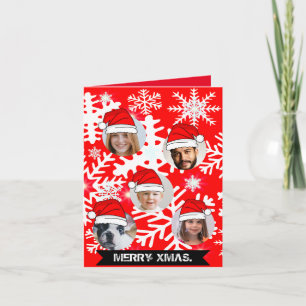 Funny personalisierter Weihnachtshüte ins Loch Einladung