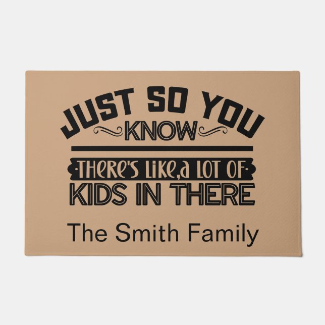 Funny Personalized Welcome Doormat  Fußmatte (Vorderseite)