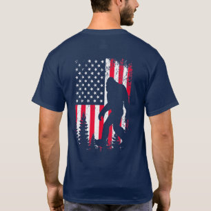 Funny Personnalisé 4 juillet Big Foot T-Shirt