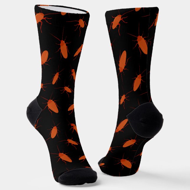 Funny Pest Kontrolle Cockroach Socken (Gewinkelt)