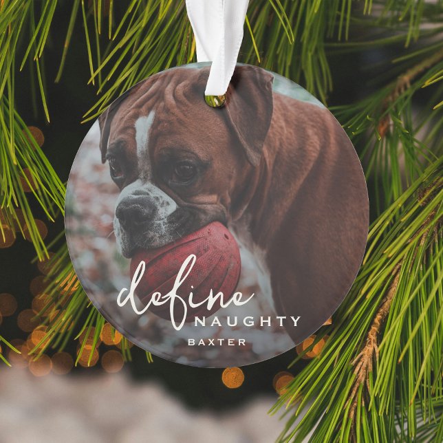 Funny Pet definieren naughty Christmas Ornament (Von Creator hochgeladen)
