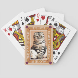 Funny Pet Portrait | Trinken mit der Katze Spielkarten
