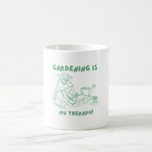Funny Pflanze Lady Schürze für Frauengärtnerei Lov Kaffeetasse