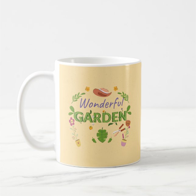 Funny Pflanze Lover Geschenk für Frauengärtner Kaffeetasse (Links)