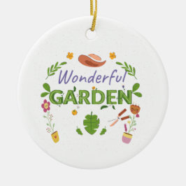 Funny Pflanze Lover Geschenk für Frauengärtner Keramik Ornament