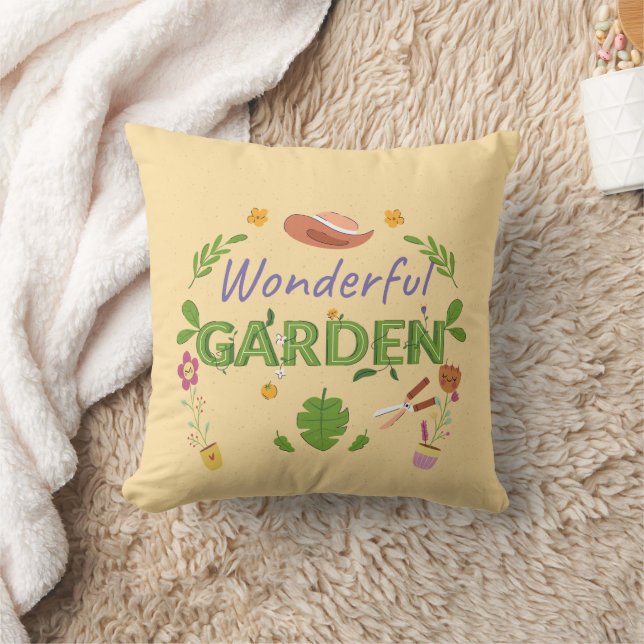 Funny Pflanze Lover Geschenk für Frauengärtner Kissen (Decke)