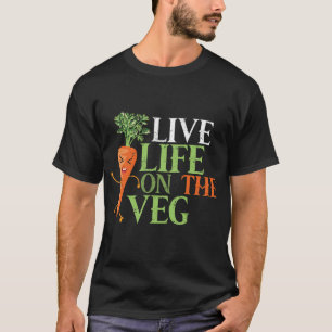 Funny Pflanzen based design_ carrot mit lustig Veg T-Shirt