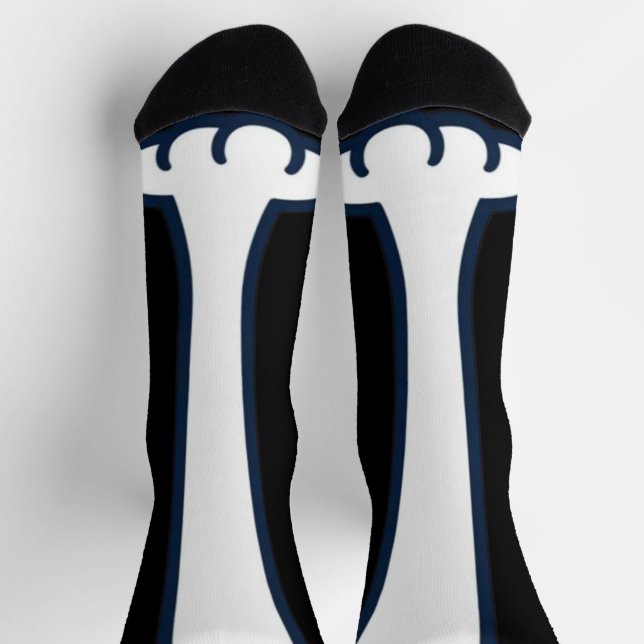 Funny Pfote Kätzchen Bein Feet Socks Knee Tier Socken (Oben)