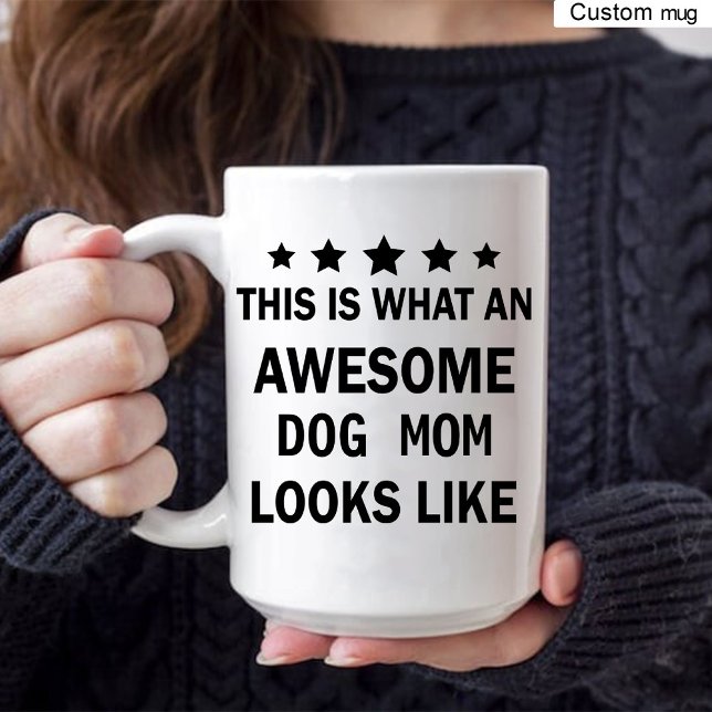 Funny Phantastisch Dog Mama / Dog Lover Trendy Cof Tasse (Funny Awesome Dog Mom / Dog Lover Trendy Coffee Mug)
