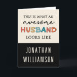 Funny Phantastisch Husband Gips | Bester Husband j Karte<br><div class="desc">Funny Phantastisch Husband Gips | Beste Husband-Geschenke je!</div>