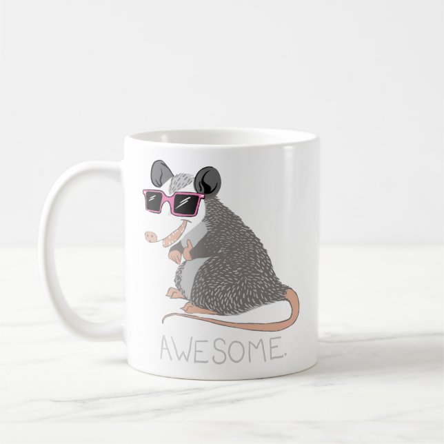 Funny Phantastisch Possum Kaffeetasse (Links)