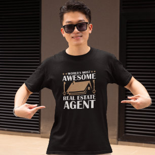 Funny Phantastisch Real Anwesen Agent Zitat T-Shirt