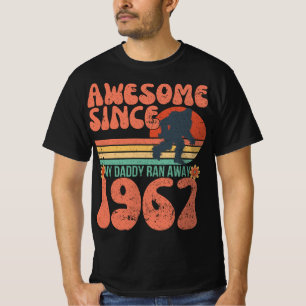 Funny Phantastisch Sasquatch Retro Sonnenuntergang T-Shirt