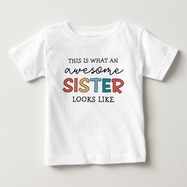 Funny Phantastisch Sister | Geschenke für Beste Sc Baby T-shirt (Vorderseite)