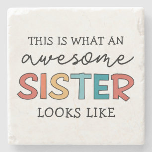 Funny Phantastisch Sister   Geschenke für Beste Sc Steinuntersetzer