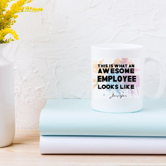 Funny Phantastischer Mitarbeiter sieht aus wie Per Kaffeetasse