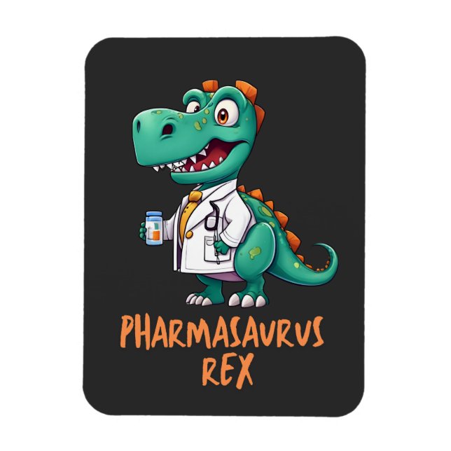 Funny Pharmacy Rex Magnet (Vertikal)