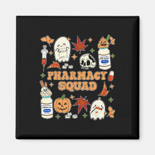 Funny Pharmacy Squad Halloween Pharmaceuticals Tec Magnet