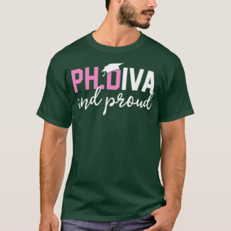 Funny PhD Student Graduate Gift T-Shirts PhD Diva 