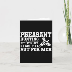 Funny Pheasant Jagd Karte