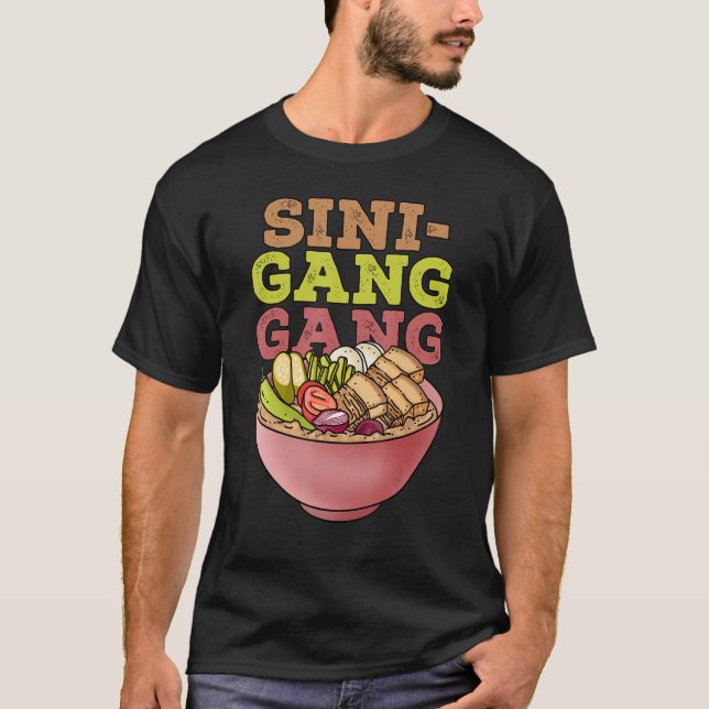 Funny    PhilippinesPinoy Filipino Sinigang Gang T-Shirt (Vorderseite)