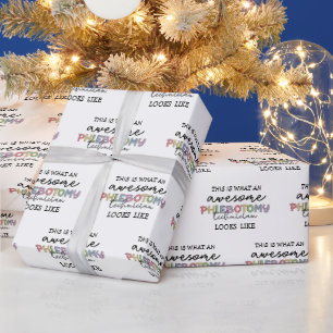 Funny Phlebotomy Technician phantastisch PBT Geschenkpapier