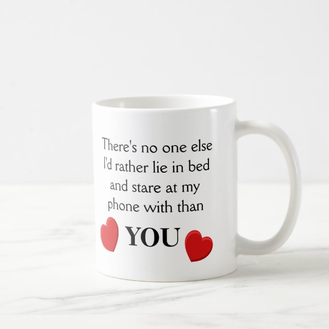 Funny Phone Liebe - Tasse (Rechts)