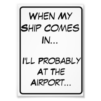 Funny Phrase für Mancave oder Dorm Fotodruck