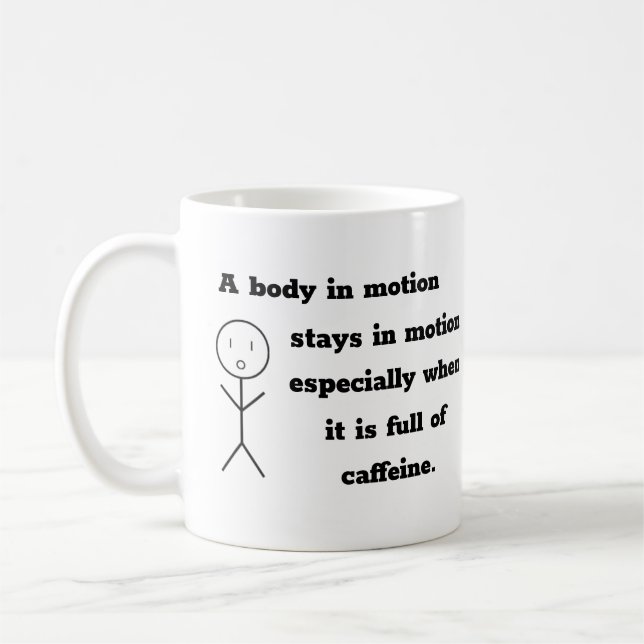 Funny Physical Coffee Tasse (Links)