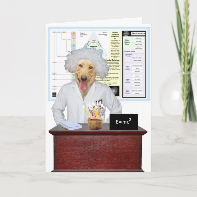 Funny Physical Labrador Geburtstagsgrüßen Karte (Vorderseite)