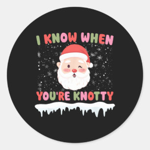 Funny Physical Therapist Weihnachts PT Therapist X Runder Aufkleber
