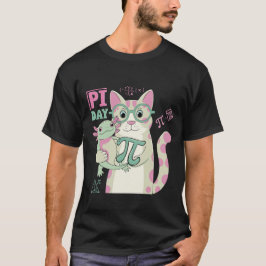 Funny Pi Day, axolotl Liebhaber, Pi Digits Science T-Shirt