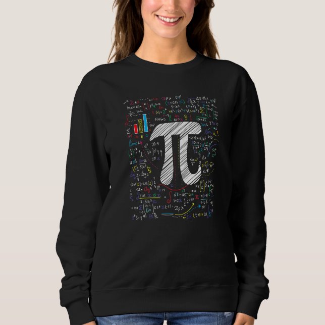 Funny Pi Day Math Lehrer Math Lover Happy Pi Day Sweatshirt (Vorderseite)