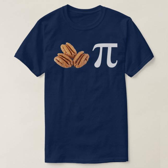 Funny Pi Day Math Pecan Pie T-shirt Mathématiques  (Design devant)
